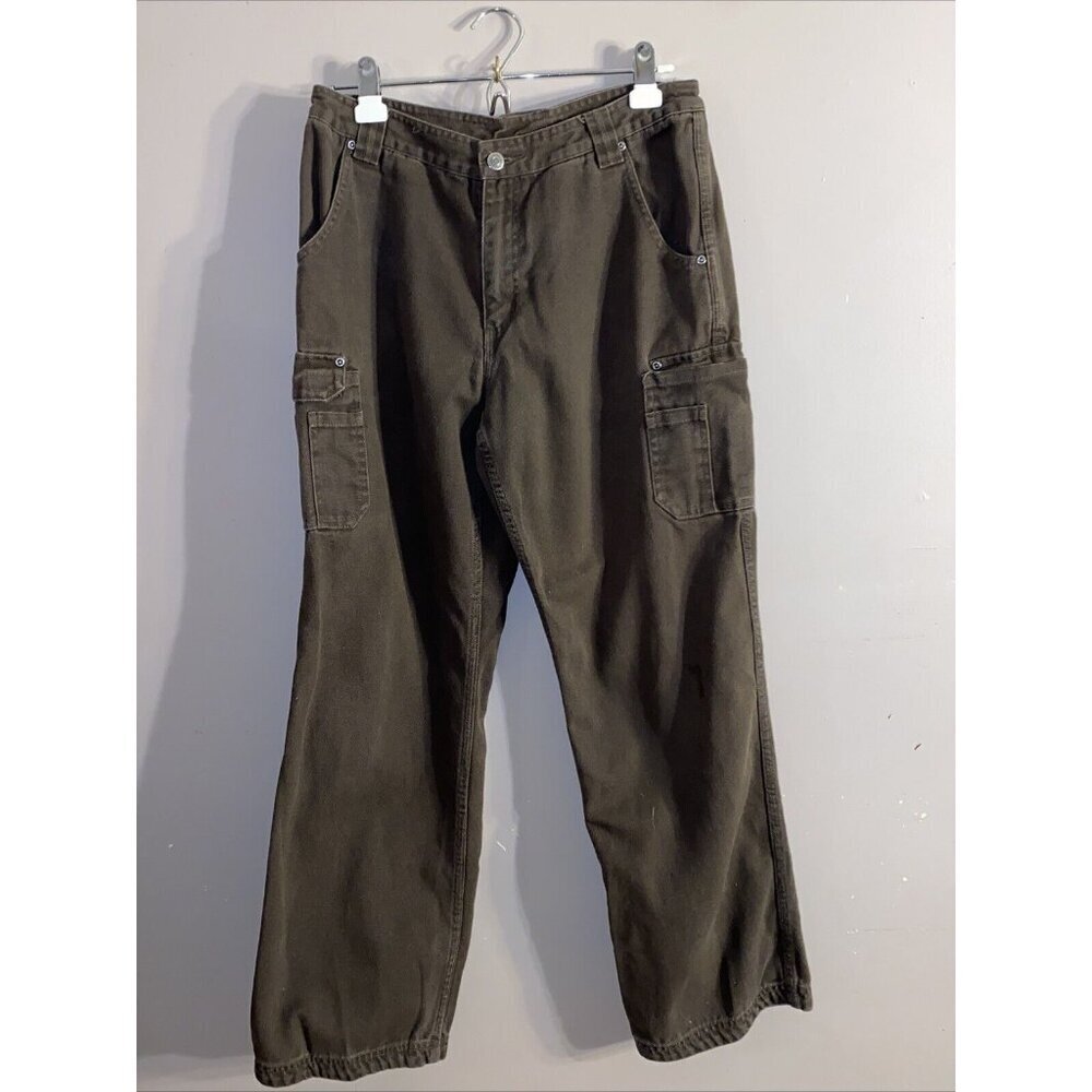 Duluth Trading Co Straight Leg Pants - Olive